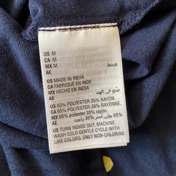 NEW rainbow plaid peace sign graphic top - Picture 5 of 8